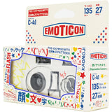 Retocolor Emoticon 400 35mm Disposable Film Camera 27EXP, ISO400, Color Negative Film, Focus Free, Easy to Use, Built in Flash, Single Use (Film and Battery Included)