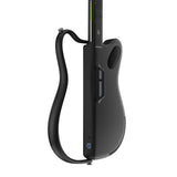 LAVA GENIE Stringless Guitar with Travel Case Black Bundle with LAVA GENIE Wireless Microphone Set, Rok-It Tripod Guitar Stand, Goby Labs Microphone Sanitizer