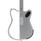 LAVA GENIE 9270002 Sampler Guitar No Strings Attached White Bundle with LAVA GENIE Wireless Microphone Set, Rok-It Tripod Guitar Stand, Goby Labs Microphone Sanitizer