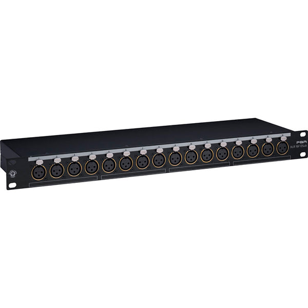 Black Lion Audio PBR XLR 16F D-Sub Rackmount 16-Channel XLR Female to DB25 Patchbay