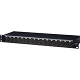 Black Lion Audio PBR XLR 16F D-Sub Rackmount 16-Channel XLR Female to DB25 Patchbay