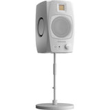 Adam  Audio D3V Active Desktop Monitoring System (White) Bundle with Auray IP-S Isolation Pad for Studio Monitor (Pair) and Comprehensive 3.5mm Stereo Male to Male Cable (6')