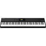 StudioLogic SL88 MK2 88-Key MIDI Controller Hammer Bundle with Kaces KKC-LG Stretchy Keyboard Dust Cover, Kellards MID-P10T Pro MIDI to MIDI Cable 10 Feet (2 Pack), Auray FP-P1L Universal Piano-Style
