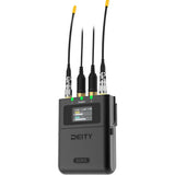 Deity Microphones Theos Digital 2-Person Wireless Lavalier Microphone System for Camera, Omni Lav Mics, Dual TX + RX Kit, with Goby Labs Microphone Cleaning Spray Bundle