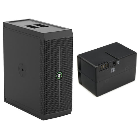 Mackie ThumpSub GO 8" 400W Portable Battery-Powered Subwoofer Bundle with Mackie Rechargeable Battery for Thrash212 GO Loudspeaker and ThumpSub GO