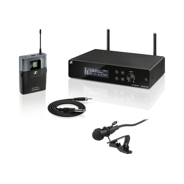 Sennheiser Pro Audio (XSW 2-CI1-A), Black Bundle with Senal OLM2 Replacement Omnidirectional Lavalier Microphone for Sennheiser ME2