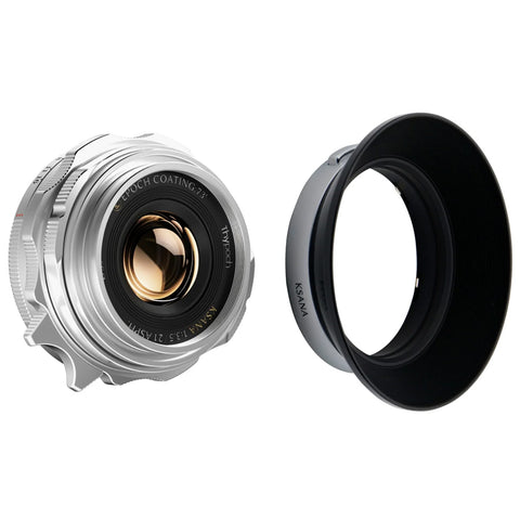 Thypoch Ksana 21mm f/3.5 with Lens Hood (Leica M, Silver)