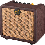 Ortega Guitars PTWO Bundle 12-Watt Bluetooth® Pocket Acoustic Amplifier with Built-In Effects w/Pro gig bag (PTWO-BU)