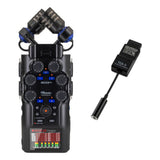 Zoom H6studio 6-Track Handy Recorder with 32-Bit Float Recording Bundle with Zoom TCA-1 Timecode Adapter