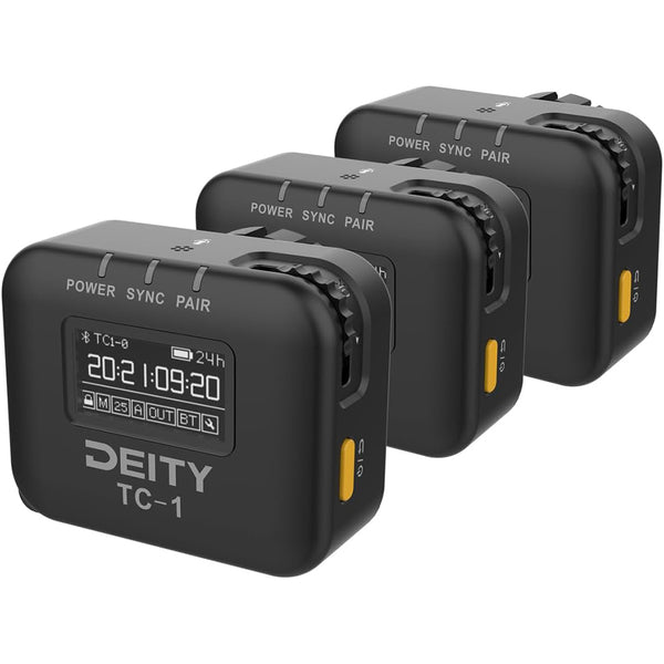 Deity Microphones TC-1 Wireless Timecode Generator Box (Bluetooth, 2.4 GHz, 3-Pack)
