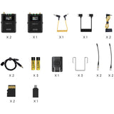 Deity Microphones Theos Digital 2-Person Camera-Mount Wireless Omni Lavalier Microphone System (550 to 663 MHz)