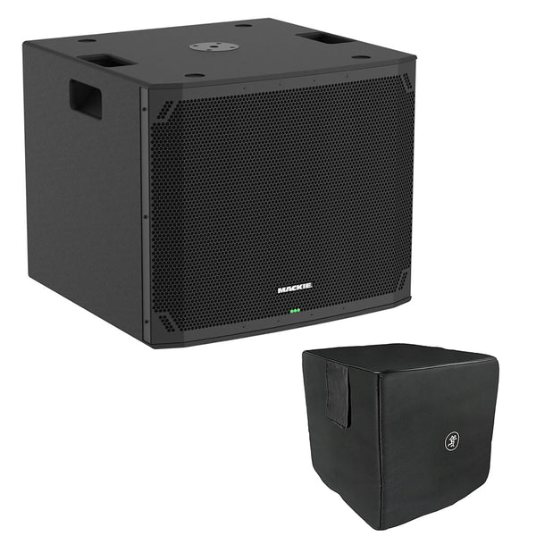 Mackie Thump18Sv4 18" Professional Powered Subwoofer feat. 132 dB SPL, 25 Hz Low Frequency, Selectable High Pass Modes, Phase Invert Switch Pair with Mackie Slip cover for Thump 18Sv4 Subwoofer