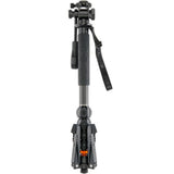 3 Legged Thing Alana Carbon Fiber Monopod Super Kit with Video Head and DocZ2 Foot (Darkness)