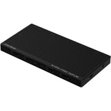 CineTreak CT-4 4K Video Capture Card - 4 HDMI Inputs, UVC Plug-and-Play, Simultaneous 4-Channel Capture, 10Gbps USB 3.2, Pro Audio Input, 100W PD Charging, for Streaming, Gaming, Video Production