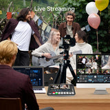 CineTreak Touch-S 10.1” Touchscreen Video Switcher, 6-Channel HDMI/SDI Live Streaming Mixer with PTZ Camera Control, Multi-View Monitoring, USB Capture, Audio Mixing and Recording