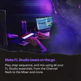 Novation FLkey 2 Mini 25 — 25-Mini-Key MIDI Controller Keyboard for FL Studio Beginners. Make Beats with USB, Pitch & Mod Strips, 16 Drum Pads, and Arpeggiator — Inc. 6 Months of FL Studio