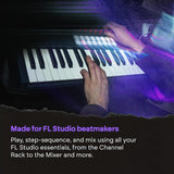 Novation FLkey 2 37 — MIDI Controller Keyboard for FL Studio. Make Beats with Full-Size Keys, USB, Pitch & Mod Wheels, 16 Drum Pads, and Arpeggiator — Inc. 6 Months of FL Studio