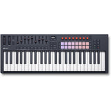 Novation FLkey 2 49 — 49-Key MIDI Controller Keyboard for FL Studio. Make Beats with Semi-Weighted Keys, USB, Pitch & Mod Wheels, 16 Drum Pads, and Arpeggiator — Inc. 6 Months of FL Studio