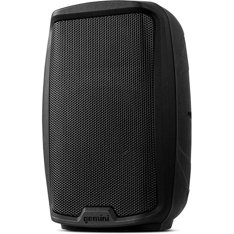 Gemini 35W Powered PA Speaker 8” – Lightweight Active Floor Monitor with EQ, Mic/Line Inputs, Portable Cabinet for Practice, Small Gigs & DJs On-The-Go (AS-2108P)