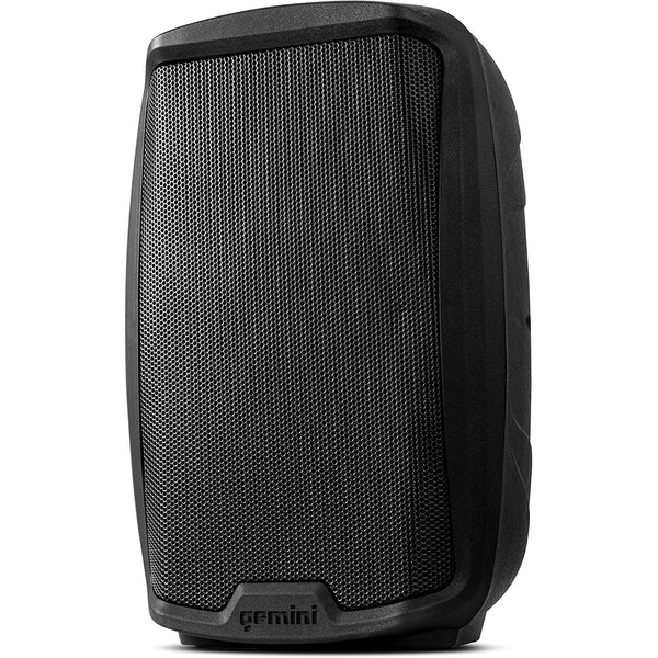 Gemini 40W Powered DJ Speaker 10” – Compact Active Stage Monitor with XLR/AUX Inputs, Built-in Mixer, EQ & Stand Mount for Mobile Gigs & Events (AS-2110P)