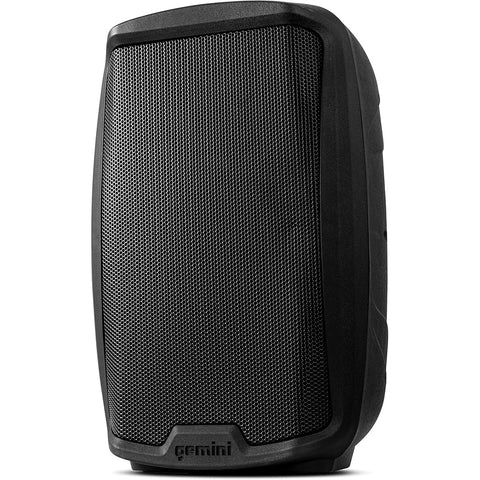 Gemini 40W Powered DJ Speaker 10” – Compact Active Stage Monitor with XLR/AUX Inputs, Built-in Mixer, EQ & Stand Mount for Mobile Gigs & Events (AS-2110P)