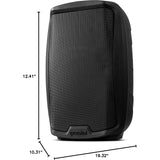 Gemini 40W Powered DJ Speaker 10” – Compact Active Stage Monitor with XLR/AUX Inputs, Built-in Mixer, EQ & Stand Mount for Mobile Gigs & Events (AS-2110P)