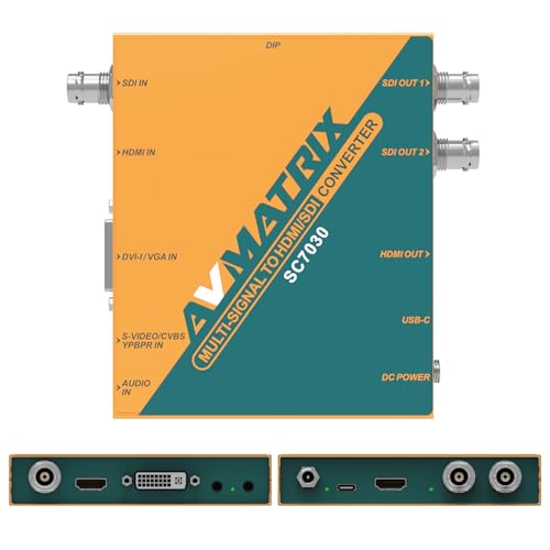 AVMATRIX SC7030 Multi-Signal to SDI/HDMI Cross Converter
