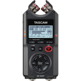 TASCAM DR-40XP 4-Channel 32-Bit-Float Portable Field Recorder with USB-C Interface and Adjustable Mics