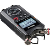 TASCAM DR-40XP 4-Channel 32-Bit-Float Portable Field Recorder with USB-C Interface and Adjustable Mics