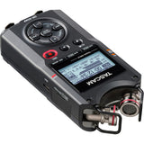 TASCAM DR-40XP 4-Channel 32-Bit-Float Portable Field Recorder with USB-C Interface and Adjustable Mics