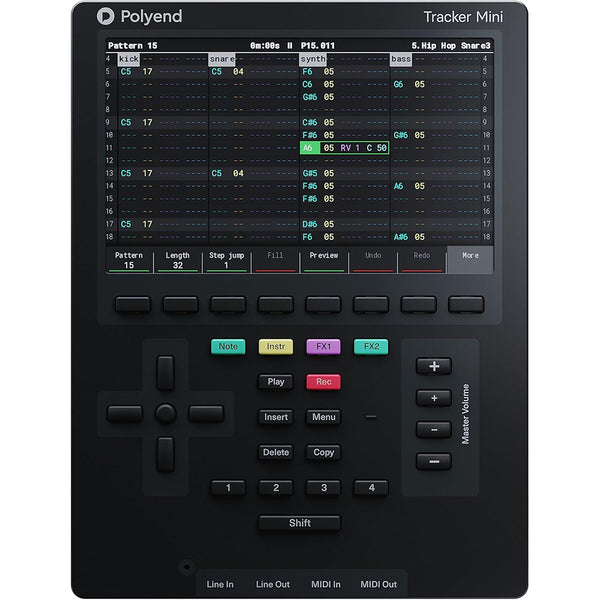 Polyend Tracker Mini Portable Standalone Audio Workstation
