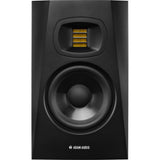 Adam Professional Audio T5V T-Series Active Nearfield Monitor (2 Pack) Bundle with Adam Audio T10S 130W 10" Active Subwoofer, On-Stage SMS6000-P Studio Monitor Stand, Kellards to MIDI Cable (2 Pack)