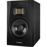 Adam Professional Audio T5V T-Series Active Nearfield Monitor (2 Pack) Bundle with Adam Audio T10S 130W 10" Active Subwoofer, On-Stage SMS6000-P Studio Monitor Stand, Kellards to MIDI Cable (2 Pack)