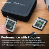 Glyph Technologies 256GB Capture+ CFexpress 4.0 Type B Memory Card