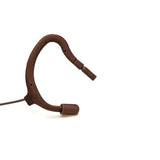 Point Source Audio EO-8WL EMBRACE Omnidirectional Earmount Lavalier Microphone with TA4F X-Connector for Shure and Line 6 Wireless Transmitters (Brown)