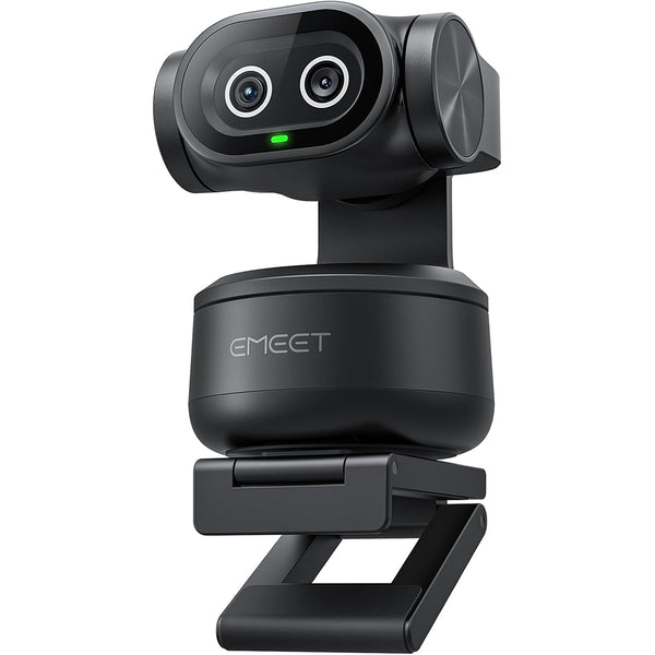 EMEET PIXY Dual-Camera AI-Powered PTZ Camera 4K, AI Tracking, PDAF&AI Autofocus 0.2s, 1/2.55'' Sony Sensor, 3 Mics, Presets, Gesture Control, 4K Webcam for Streaming and OBS/Twitch/Switch 2 Compatible