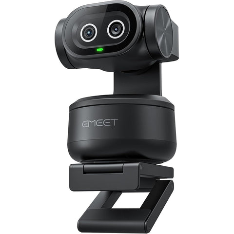 EMEET PIXY Dual-Camera AI-Powered PTZ Camera 4K, AI Tracking, PDAF&AI Autofocus 0.2s, 1/2.55'' Sony Sensor, 3 Mics, Presets, Gesture Control, 4K Webcam for Streaming and OBS/Twitch/Switch 2 Compatible