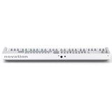 Novation Launchkey 61 MK4 USB MIDI Keyboard Controller (White, 61 Keys) Bundle with Auray Universal Piano Sustain Pedal, Kellards 10ft MIDI Cable, Kaces Medium Dust Cover & Polsen Headphones