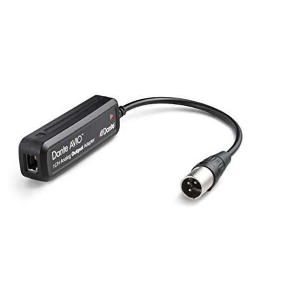 Audinate Dante AVIO 1-Channel XLR Analog Output Adapter for Dante Audio Network