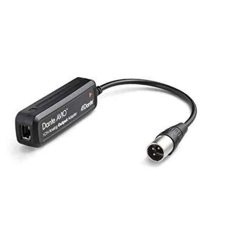 Audinate Dante AVIO 1-Channel XLR Analog Output Adapter for Dante Audio Network