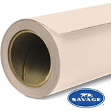 Savage Seamless Background Paper - #51 Bone (107 in x 36 ft) with Free 2" x 4yd Black Gaffer Tape