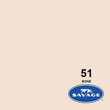 Savage Seamless Background Paper - #51 Bone (107 in x 36 ft) with Free 2" x 4yd Black Gaffer Tape