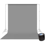 Savage Seamless Background Paper - #56 Fashion Gray (107 in x 36 ft) with Free 2" x 4yd Black Gaffer Tape