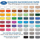 Savage Seamless Background Paper - #56 Fashion Gray (107 in x 36 ft) with Free 2" x 4yd Black Gaffer Tape