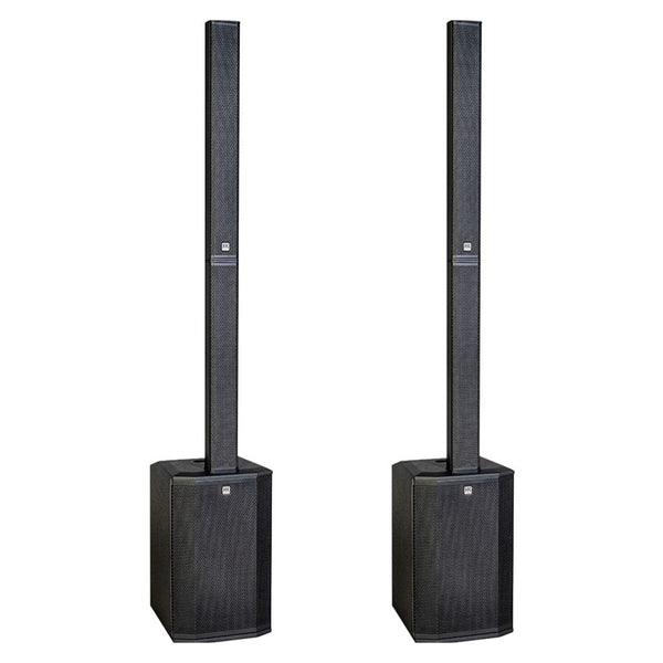 HK Audio POLAR 12 MK2 2000W Total Active Line Array Column PA System with 12" Sub (Pack of 2)