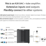 FiiO Warmer R2R Desktop DAC and Amp (Silver)