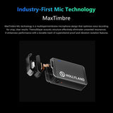 Hollyland Lark MAX 2 Wireless Microphone for iPhone/Camera/Android, AI Noise Cancel, Wireless Monitoring, 32bit Full-Chain Audio, Timecode (Ultimate Combo, 2TX+2RX+OWS Earphones + Charging Case)