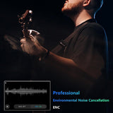 Hollyland Lark MAX 2 Wireless Microphone for iPhone/Camera/Android, AI Noise Cancel, Wireless Monitoring, 32bit Full-Chain Audio, Timecode (Ultimate Combo, 2TX+2RX+OWS Earphones + Charging Case)