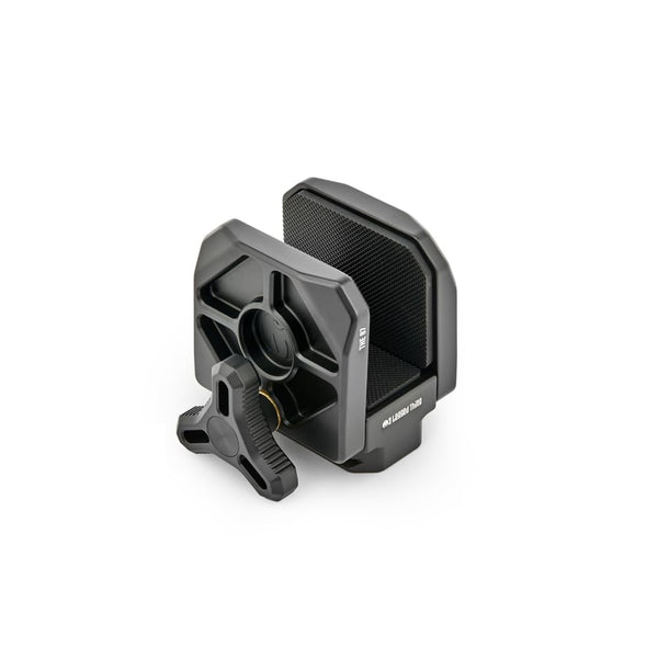 3 Legged Thing The 87 Angle-Sided Rifle Support Saddle, ARCA-Swiss Compatible Shooting Rest for Tripods, Aerospace-Grade Magnesium Alloy - Darkness (Matte Black)