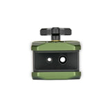 3 Legged Thing The 87 Angle-Sided Rifle Support Saddle, ARCA-Swiss Compatible Shooting Rest for Tripods, Aerospace-Grade Magnesium Alloy - Olive Drab Green